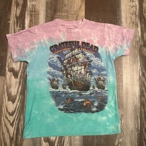 Liquid Blue Grateful Dead Tie-Dye Shirt